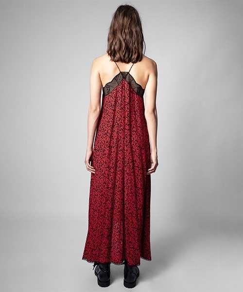 ZADIG&VOLTAIRE（ザディグ　エ　ヴォルテール）の「RISTY SMALL BICO FLOWERS DRESS（ワンピース・レディース・レッド・M/XS/S）」の5枚目の写真