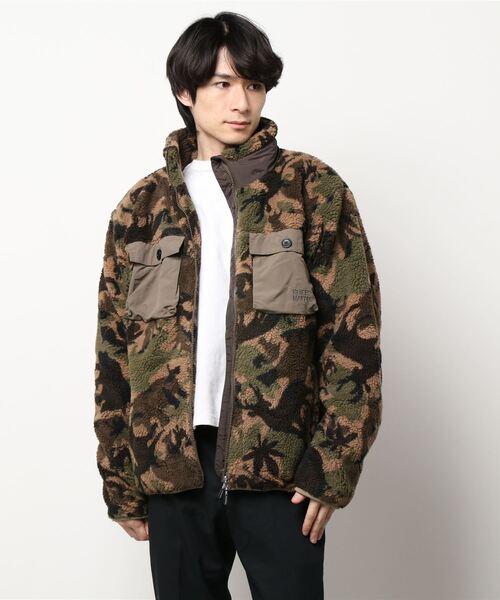 KRIFF MAYER(クリフメイヤー)の「柄ボアスタンドJK(ブルゾン・メンズ・グレー/カーキ/ブルー・SMALL/MEDIUM/LARGE/X-LARGE)」の18枚目の写真