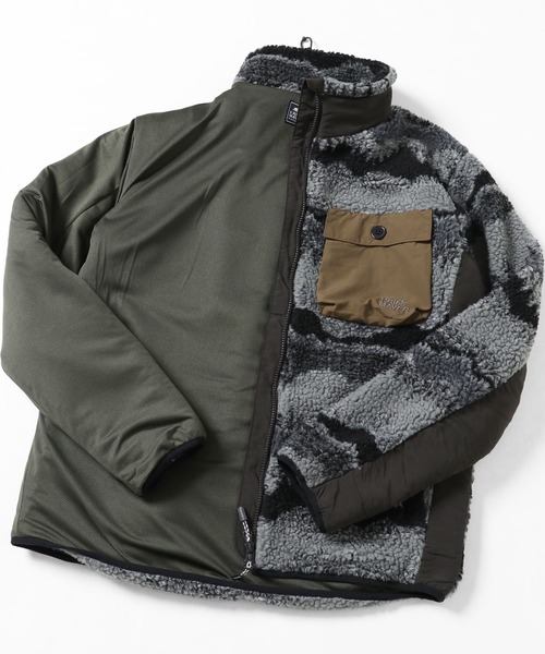 KRIFF MAYER(クリフメイヤー)の「柄ボアスタンドJK(ブルゾン・メンズ・グレー/カーキ/ブルー・SMALL/MEDIUM/LARGE/X-LARGE)」の17枚目の写真