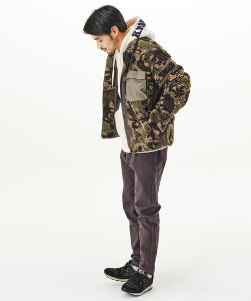 KRIFF MAYER(クリフメイヤー)の「柄ボアスタンドJK(ブルゾン・メンズ・グレー/カーキ/ブルー・SMALL/MEDIUM/LARGE/X-LARGE)」の13枚目の写真