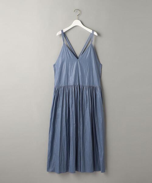 BEAUTY&YOUTH UNITED ARROWS（ビューティーアンドユースユナイテッドアローズ）の「BY レザーライクギャザー キャミワンピース -ウォッシャブル-（ワンピース・レディース・ブラック/ピンク/コバルトブルー・S/M）」の15枚目の写真