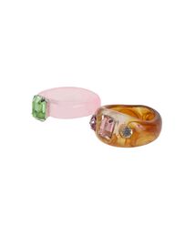 カラーアクリル2セットリング