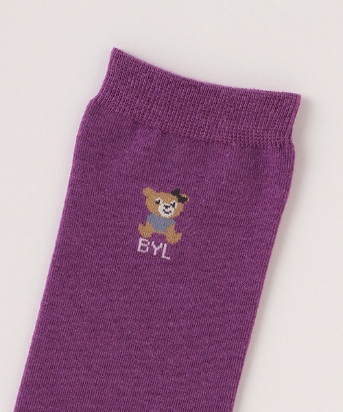 by LOVEiT（バイラビット）の「ハイソックス 【日本製】（ソックス/靴下・キッズ・パープル/グレー/ブラック・L/LL/M/S）」の9枚目の写真