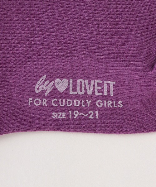 by LOVEiT（バイラビット）の「ハイソックス 【日本製】（ソックス/靴下・キッズ・パープル/グレー/ブラック・L/LL/M/S）」の7枚目の写真
