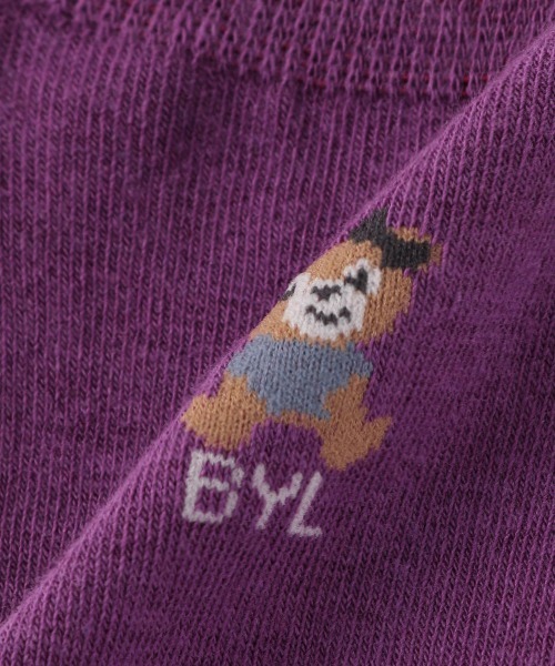 by LOVEiT（バイラビット）の「ハイソックス 【日本製】（ソックス/靴下・キッズ・パープル/グレー/ブラック・L/LL/M/S）」の6枚目の写真