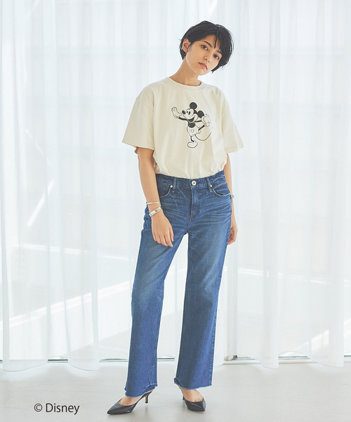 Rouge vif（ルージュヴィフ）の「別注GOOD ROCK SPEED ミッキー/Tシャツ（Tシャツ/カットソー・レディース・ホワイト/ブラック・フリー）」の9枚目の写真