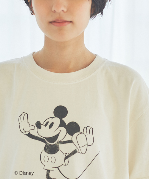 Rouge vif（ルージュヴィフ）の「別注GOOD ROCK SPEED ミッキー/Tシャツ（Tシャツ/カットソー・レディース・ホワイト/ブラック・フリー）」の12枚目の写真
