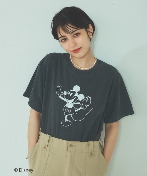 Rouge vif（ルージュヴィフ）の「別注GOOD ROCK SPEED ミッキー/Tシャツ（Tシャツ/カットソー・レディース・ホワイト/ブラック・フリー）」の14枚目の写真