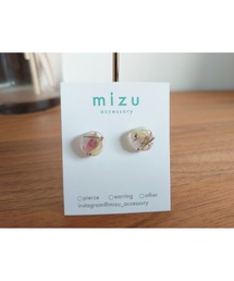 【mizu】フラワーレジンイヤリング(MA)