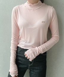 lilLilly | シースルーハイネックトップス(Tシャツ/カットソー)