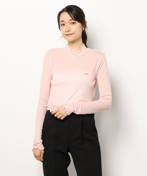 リルリリー　トップス オフショルフリルトップス BLUE | lilLilly official webstore