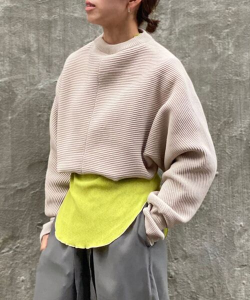 Toironier（トワロニエ）の「Toironier(トワロニエ) 2way bolero ボレロ（ニット/セーター・レディース・チャコールグレー/ライトグレー・FREE）」の8枚目の写真