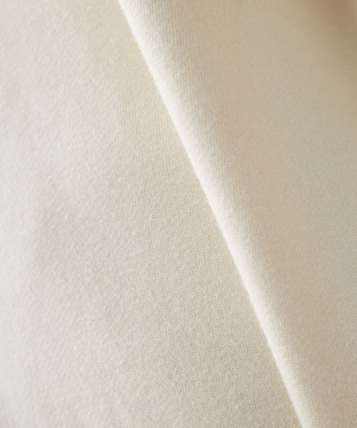 PUAL CE CIN（ピュアルセシン）の「裏起毛プルオーバー（スウェット・レディース・キャメル/モカ/グレイッシュベージュ/ブラウン/ブラック/オフホワイト・FREE）」の10枚目の写真