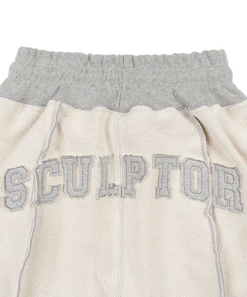 SCULPTOR(スカルプター) メッシュ リネン パンツ チャコール S