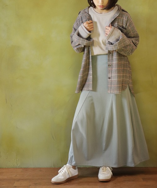 BKhome（ビーケーホーム）の「サキゾメチェックCPO（シャツ/ブラウス・レディース・マルチ/ベージュ/ブラック・FREE）」の9枚目の写真