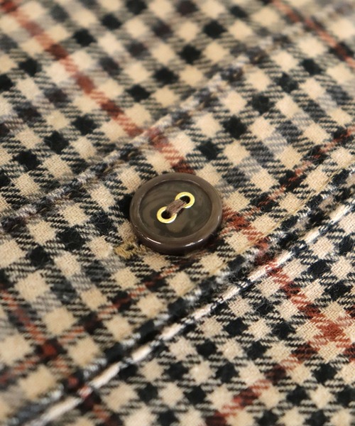 BKhome（ビーケーホーム）の「サキゾメチェックCPO（シャツ/ブラウス・レディース・マルチ/ベージュ/ブラック・FREE）」の22枚目の写真