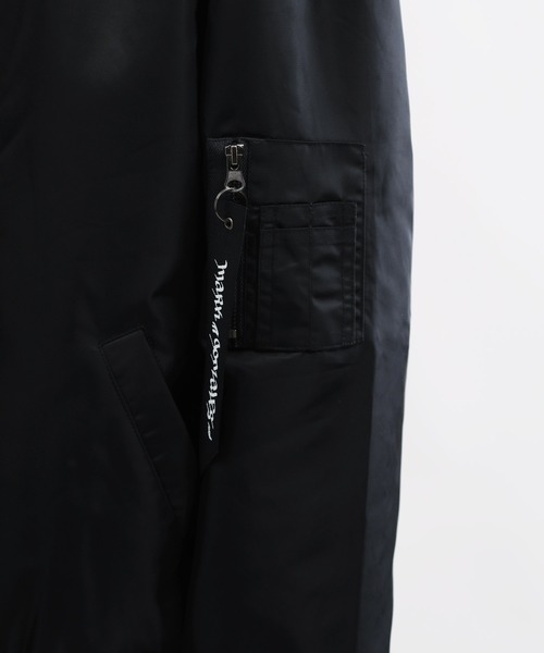 Mark Gonzales（マーク・ゴンザレス）の「Mark Gonzales / マークゴンザレス 別注 コラボ MA-1 フライト ジャケット ブルゾン（MA-1・メンズ・カーキ/ブラック系その他/ブラック系その他2・MEDIUM/LARGE）」の17枚目の写真