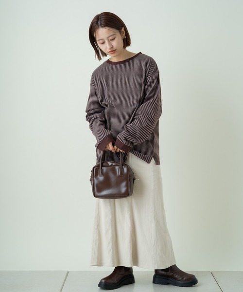 Kastane（カスタネ）の「SETUPミリタリーマーメイドスカート（スカート・レディース・アイボリー/カーキ/ブラック/ダークブラウン・FREE/1/2）」の8枚目の写真