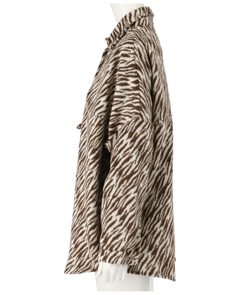 ANAP(アナップ)の「ゼブラオーバーシャツジャケット(カバーオール・レディース・ブラック/ブラウン・FREE)」の13枚目の写真