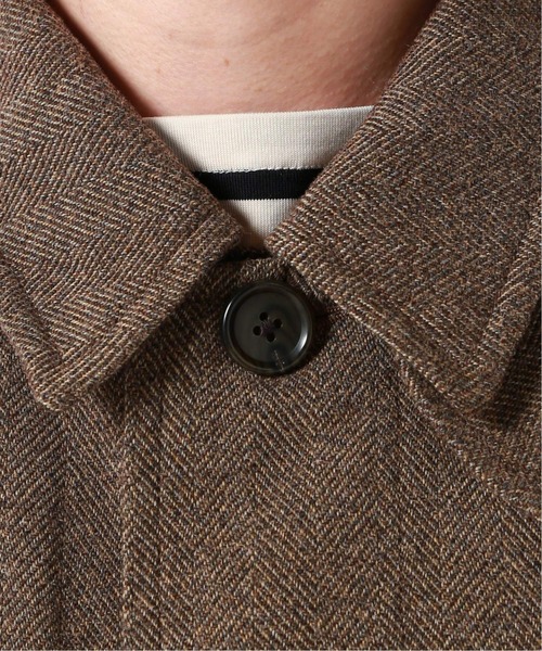 DAIWA PIER39(ダイワピア39)の「【DAIWA PIER39/ ダイワ ピア39】GORE-TEX INFINIUMTECH TWEED SOUTIEN COLLAR COAT(ステンカラーコート・メンズ・ベージュ/ブラウン・MEDIUM/LARGE)」の7枚目の写真
