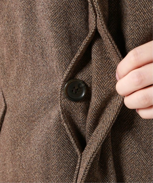 DAIWA PIER39(ダイワピア39)の「【DAIWA PIER39/ ダイワ ピア39】GORE-TEX INFINIUMTECH TWEED SOUTIEN COLLAR COAT(ステンカラーコート・メンズ・ベージュ/ブラウン・MEDIUM/LARGE)」の13枚目の写真