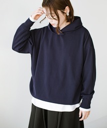 haco! | カジュアルすぎずに大人が着られる便利なニットパーカー by que made me(パーカー)