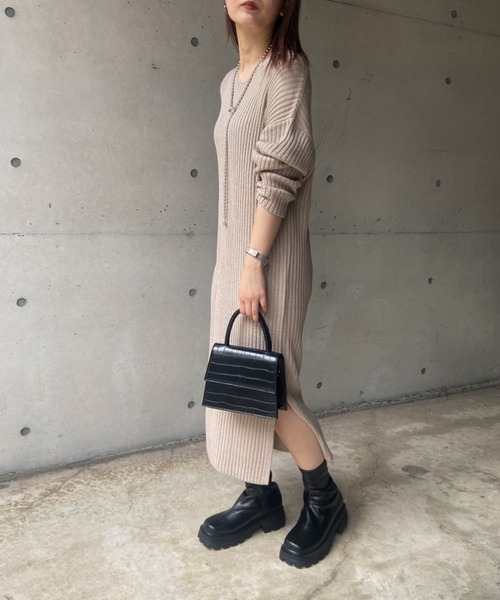 prose verse(プロズヴェール)の「《ZOZO・店舗限定》トラックソールストレッチショートブーツ(ブーツ・レディース・ブラック/ブラック系その他・SMALL/MEDIUM/LARGE/LL)」の10枚目の写真