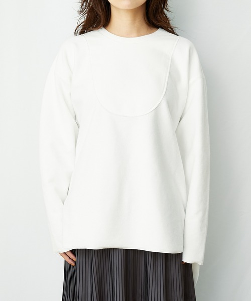 AZUL ENCANTO(アズールエンカント)の「起毛カットトップス(Tシャツ/カットソー・レディース・ホワイト/キャメル・FREE)」の18枚目の写真