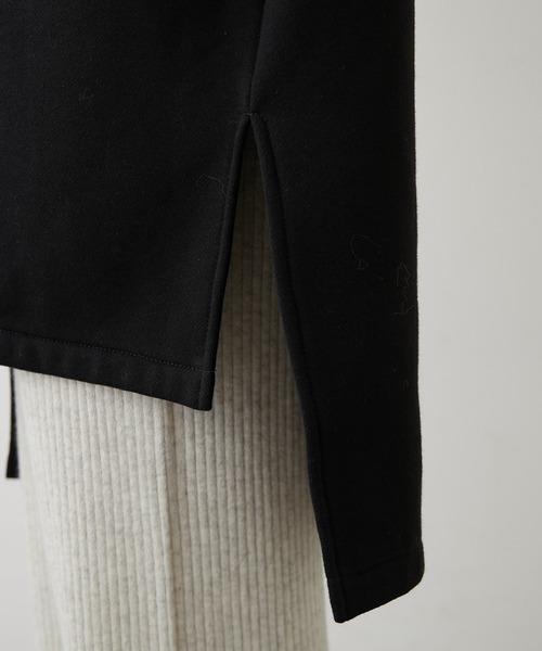 PUAL CE CIN（ピュアルセシン）の「【Du noir】裏起毛スナップボタンロングカーディガン（カーディガン/ボレロ・レディース・ブラック/グレー/モスグリーン・FREE）」の19枚目の写真