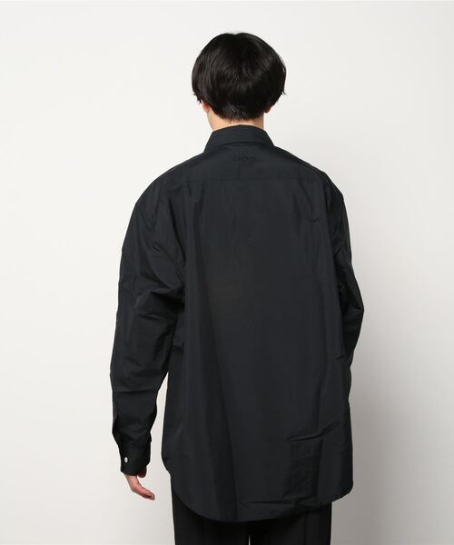GOLD（ゴールド）の「GOLD / ゴールド：COTTON / NYLON WEATHER OVER SHIRT：21B-GL28727[MUS]（シャツ/ブラウス・メンズ・ホワイト/ブラック・M）」の4枚目の写真