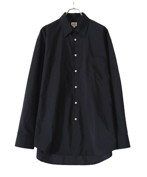 GOLD（ゴールド）の「GOLD / ゴールド：COTTON / NYLON WEATHER OVER SHIRT：21B-GL28727[MUS]（シャツ/ブラウス・メンズ・ホワイト/ブラック・M）」の2枚目の写真
