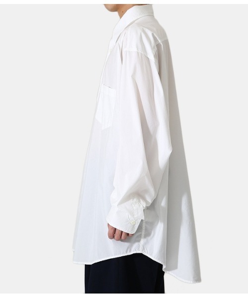 GOLD（ゴールド）の「GOLD / ゴールド：COTTON / NYLON WEATHER OVER SHIRT：21B-GL28727[MUS]（シャツ/ブラウス・メンズ・ホワイト/ブラック・M）」の21枚目の写真