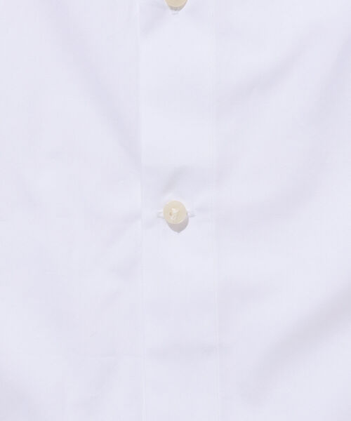 BEAMS LIGHTS（ビームスライツ）の「BEAMS LIGHTS / トーマスメイソン ブロード 半袖 シャツ（シャツ/ブラウス・メンズ・ホワイト/ベージュ・1/2/4/3）」の11枚目の写真