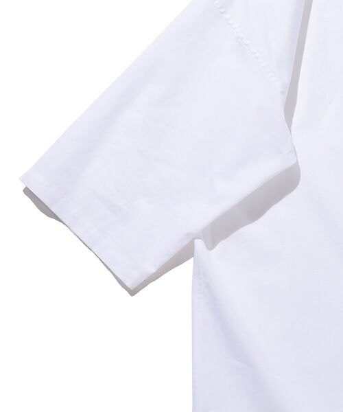 BEAMS LIGHTS（ビームスライツ）の「BEAMS LIGHTS / トーマスメイソン ブロード 半袖 シャツ（シャツ/ブラウス・メンズ・ホワイト/ベージュ・1/2/4/3）」の13枚目の写真