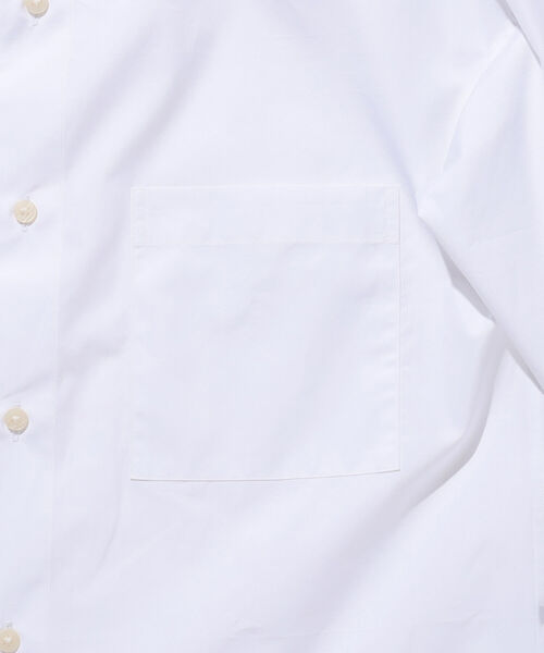 BEAMS LIGHTS（ビームスライツ）の「BEAMS LIGHTS / トーマスメイソン ブロード 半袖 シャツ（シャツ/ブラウス・メンズ・ホワイト/ベージュ・1/2/4/3）」の14枚目の写真