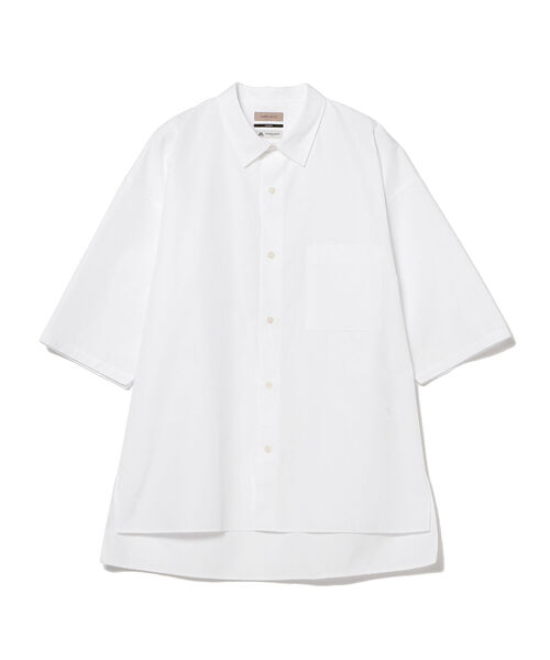 BEAMS LIGHTS（ビームスライツ）の「BEAMS LIGHTS / トーマスメイソン ブロード 半袖 シャツ（シャツ/ブラウス・メンズ・ホワイト/ベージュ・1/2/4/3）」の19枚目の写真