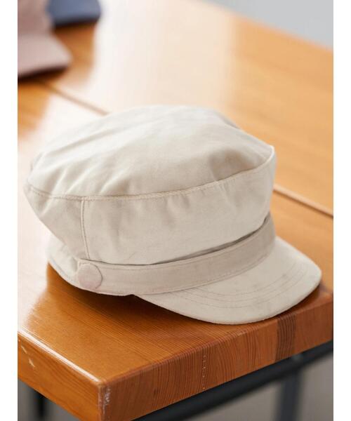 earth music&ecology(アースミュージックアンドエコロジー)の「ベルベットマリンキャップ*(キャップ・レディース・ブラック/ベージュ/ピンク/ブルー・FREE)」の12枚目の写真