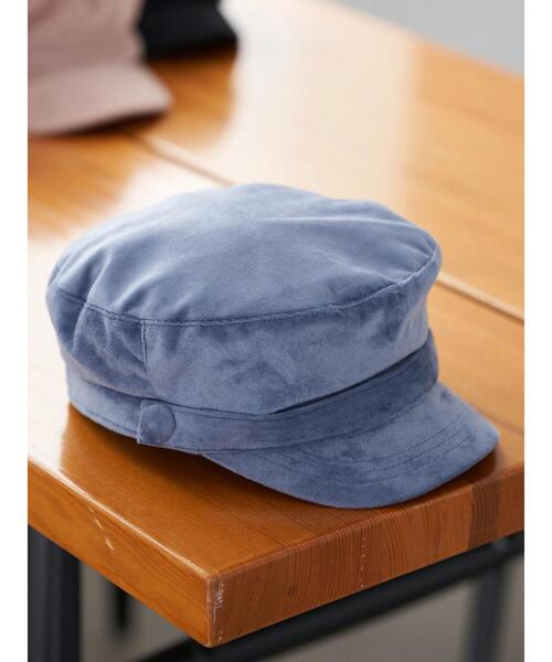 earth music&ecology(アースミュージックアンドエコロジー)の「ベルベットマリンキャップ*(キャップ・レディース・ブラック/ベージュ/ピンク/ブルー・FREE)」の13枚目の写真