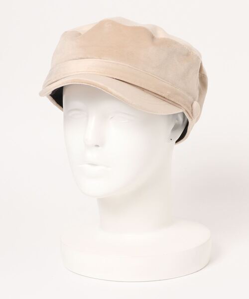 earth music&ecology(アースミュージックアンドエコロジー)の「ベルベットマリンキャップ*(キャップ・レディース・ブラック/ベージュ/ピンク/ブルー・FREE)」の7枚目の写真