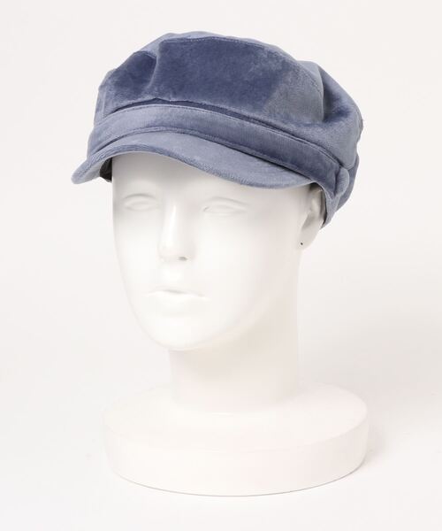 earth music&ecology(アースミュージックアンドエコロジー)の「ベルベットマリンキャップ*(キャップ・レディース・ブラック/ベージュ/ピンク/ブルー・FREE)」の9枚目の写真