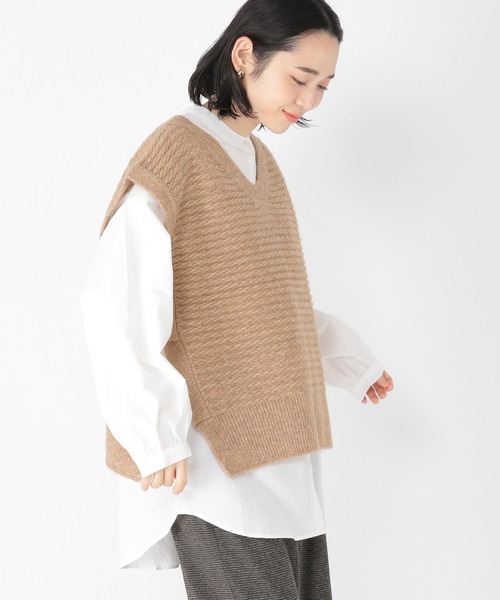 studio CLIP（スタディオクリップ）の「5ゲージ軽ふわベストSETシャツ