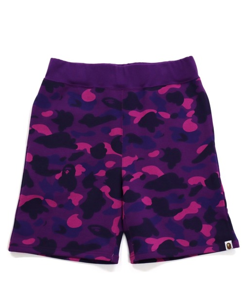 A BATHING APE(アベイシングエイプ)の「WEB限定/COLOR CAMO SWEAT SHORTS M BAPEC(その他パンツ・メンズ・パープル/レッド/ネイビー・X-LARGE/XXX-LARGE/SMALL/LARGE/MEDIUM/XX-LARGE)」の2枚目の写真
