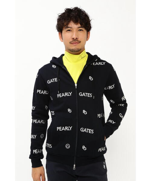 PEARLY GATES】吊風裏起毛 フルジップフーディ