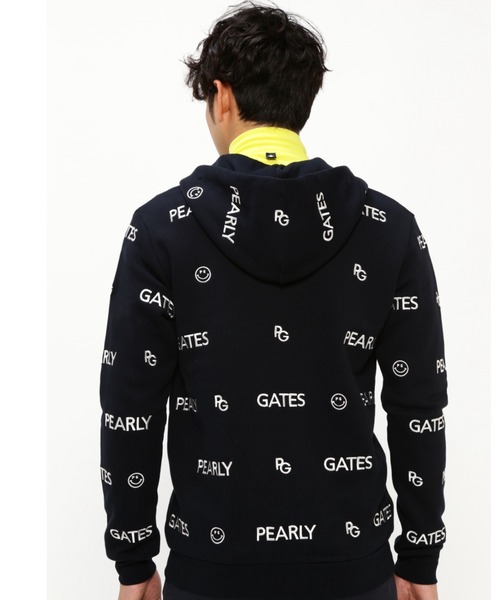 PEARLY GATES】吊風裏起毛 フルジップフーディ