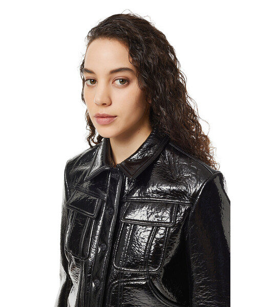 DIESEL(ディーゼル)の「レディース ブルゾン レギュラーフィット コーティング加工(ブルゾン・レディース・ブラック・SMALL/X-SMALL/LARGE/MEDIUM)」の7枚目の写真
