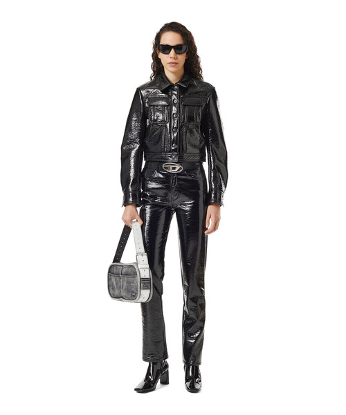 DIESEL(ディーゼル)の「レディース ブルゾン レギュラーフィット コーティング加工(ブルゾン・レディース・ブラック・SMALL/X-SMALL/LARGE/MEDIUM)」の8枚目の写真