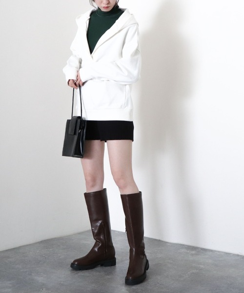 archives(アルシーヴ)の「【setupにも】ニットショートパンツ(その他パンツ・レディース・ブラック/アイボリー/モカ・MEDIUM)」の13枚目の写真