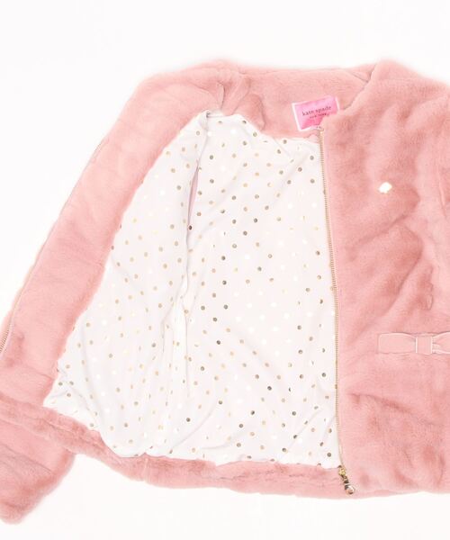 ガールズ　ケイトスペード　ファージャケット 150 kate spade new york kids（ケイトスペードニューヨーク）の