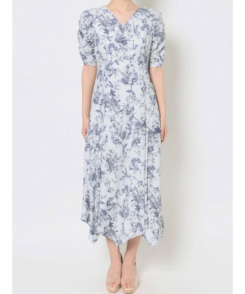 LAGUNAMOON（ラグナムーン）の「シャーリングフラワーイレヘムワンピース（ワンピース・レディース・チャコールグレー/パープル/グリーン・SMALL/MEDIUM）」の21枚目の写真