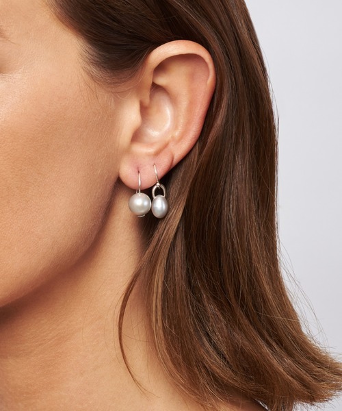 CHAN LUU（チャンルー）の「パール シルバー ピアス ES-5448（ピアス（両耳用）・レディース・ホワイト・フリー）」の2枚目の写真